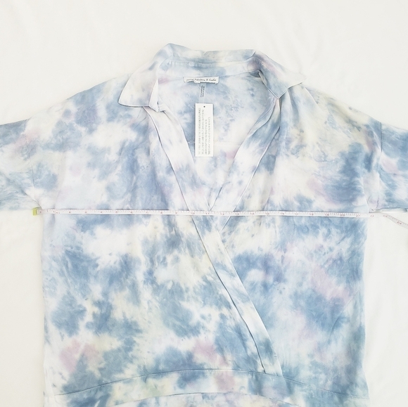 NWT Young Fabulous & Broke Stargazer Soho Tie Dye Top Blue - Picture 7 of 12
